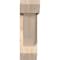 Ekena Millwork Traditional Slat Smooth Bracket w/ Offset Brace, Douglas Fir, 5 1/2"W x 18"D x 18"H BKT0604X18X18TRA06SDF - alternate 4